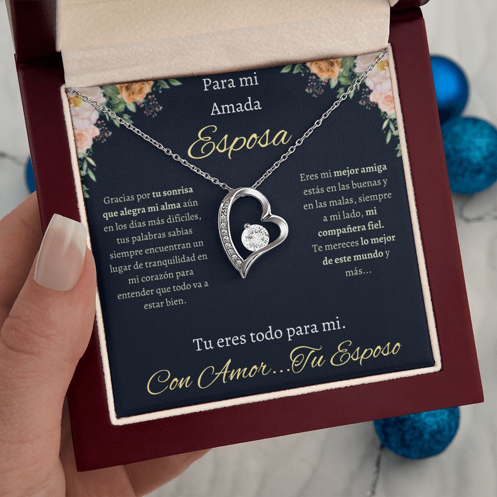 Regalo Para Esposa Collar De Corazon