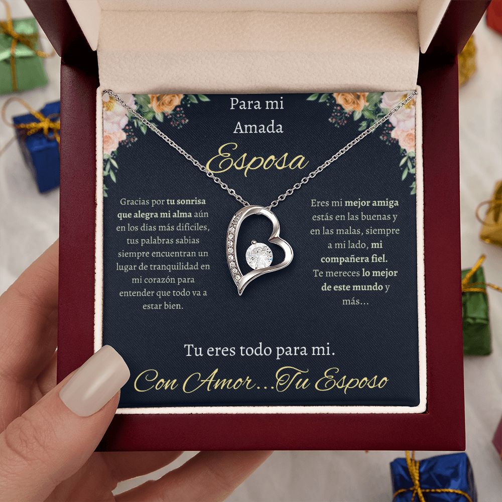 Regalo Para Esposa Collar De Corazon