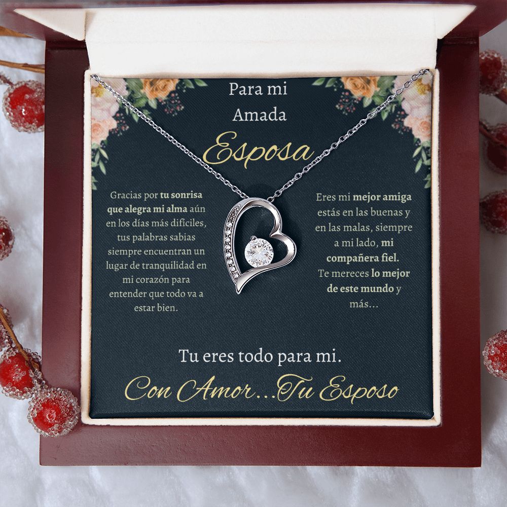 Regalo Para Esposa Collar De Corazon