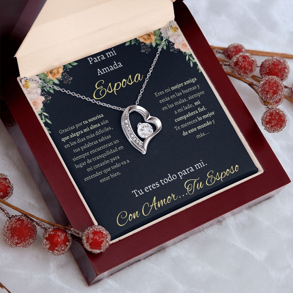 Regalo Para Esposa Collar De Corazon
