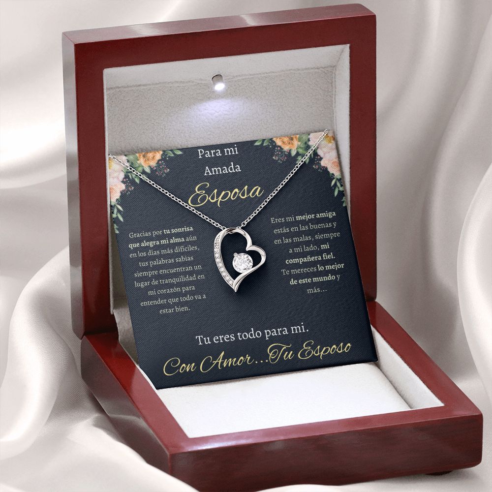 Regalo Para Esposa Collar De Corazon