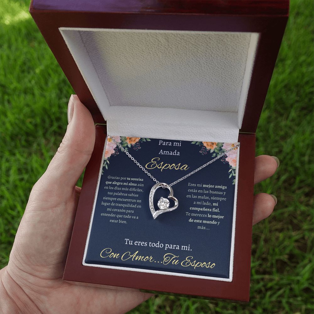 Regalo Para Esposa Collar De Corazon