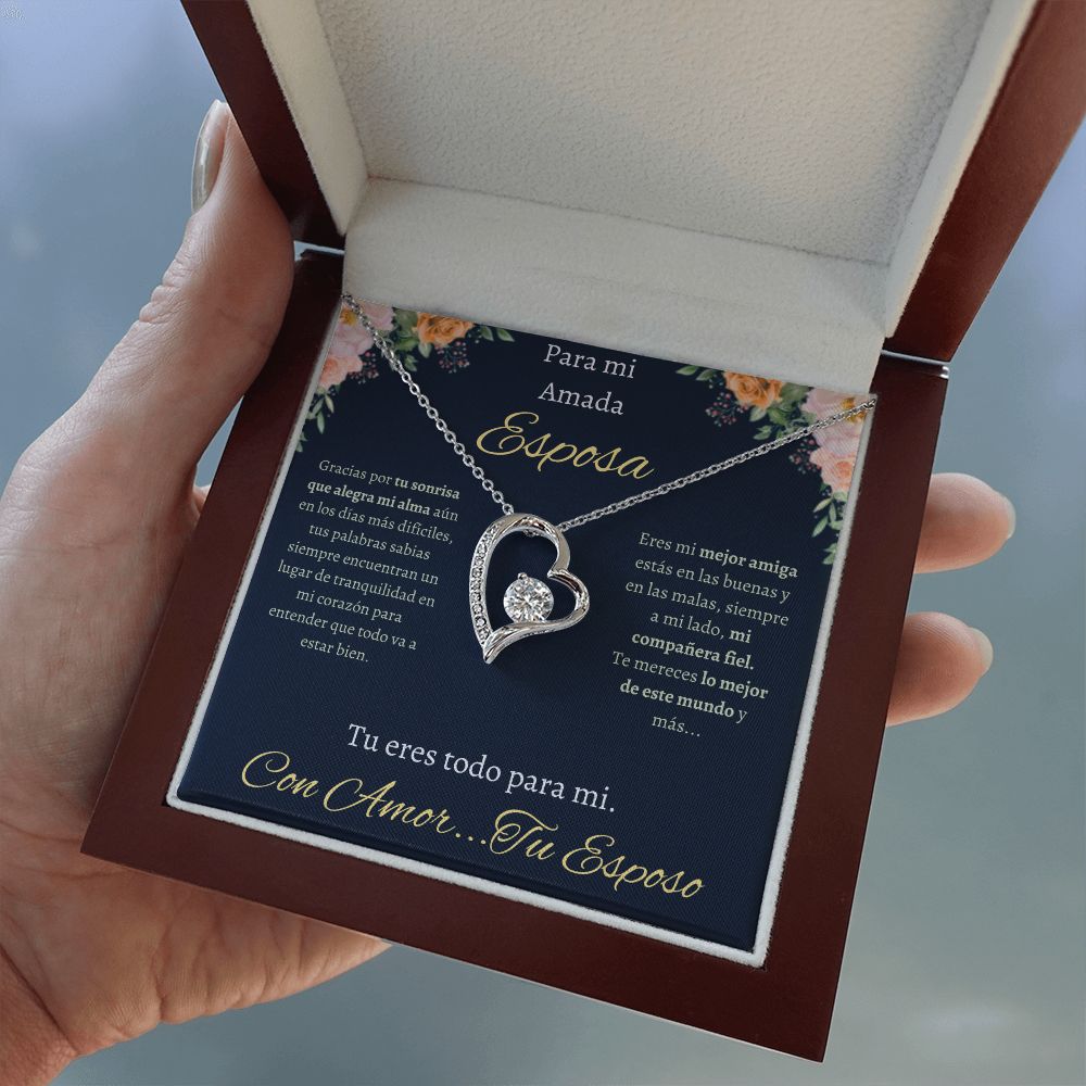 Regalo Para Esposa Collar De Corazon