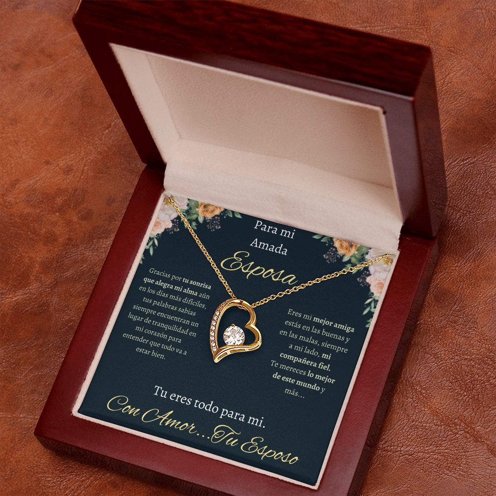 Regalo Para Esposa Collar De Corazon