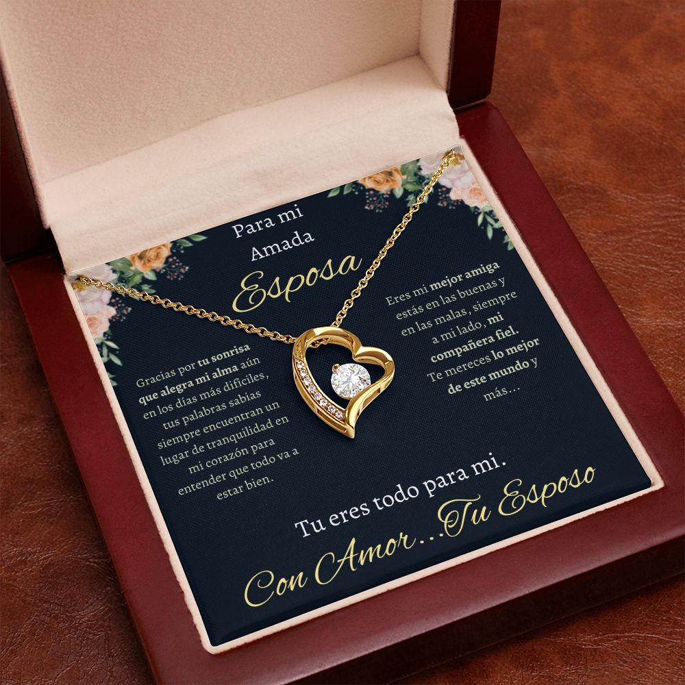 Regalo Para Esposa Collar De Corazon