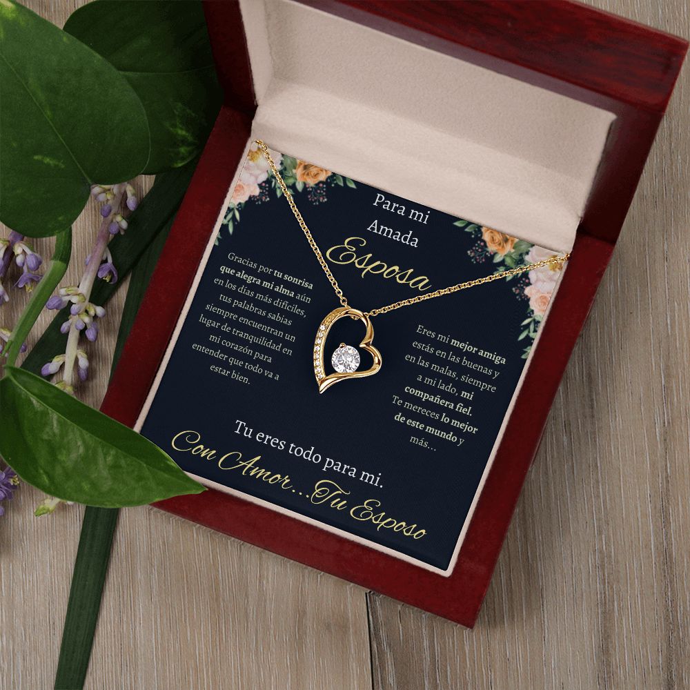 Regalo Para Esposa Collar De Corazon