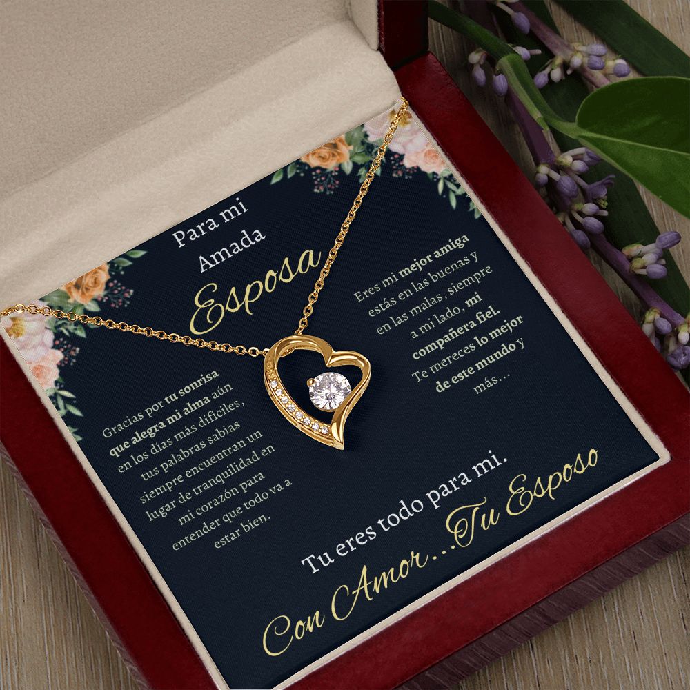 Regalo Para Esposa Collar De Corazon