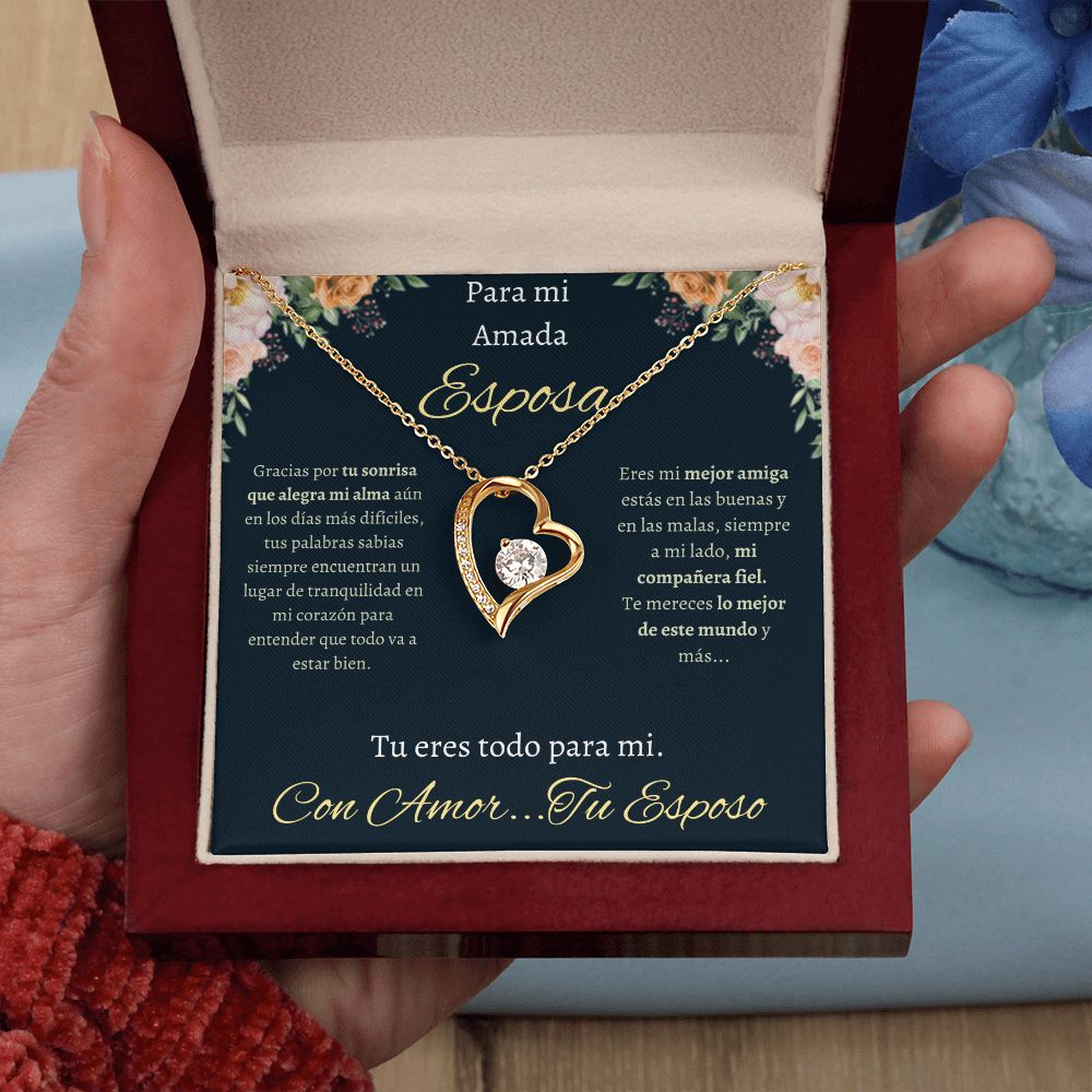 Regalo Para Esposa Collar De Corazon