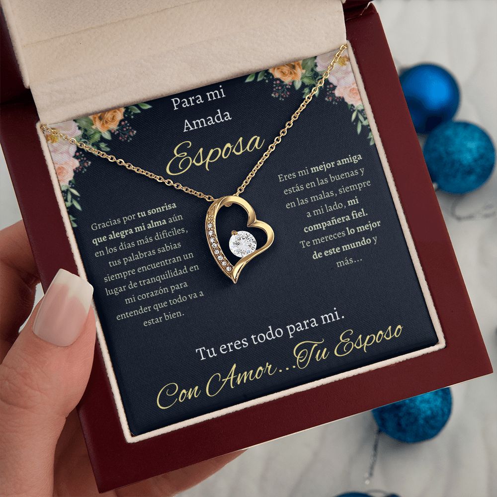Regalo Para Esposa Collar De Corazon