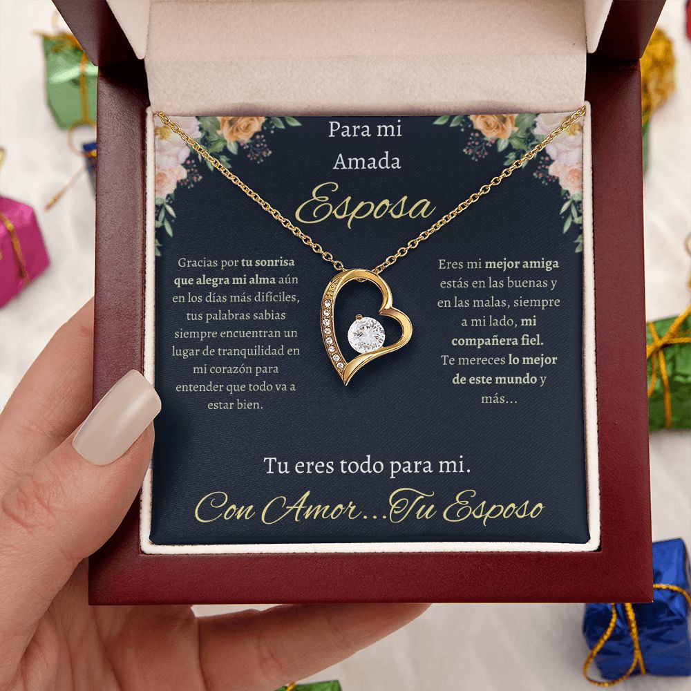 Regalo Para Esposa Collar De Corazon