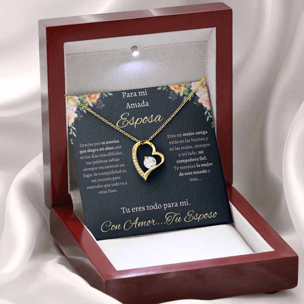 Regalo Para Esposa Collar De Corazon