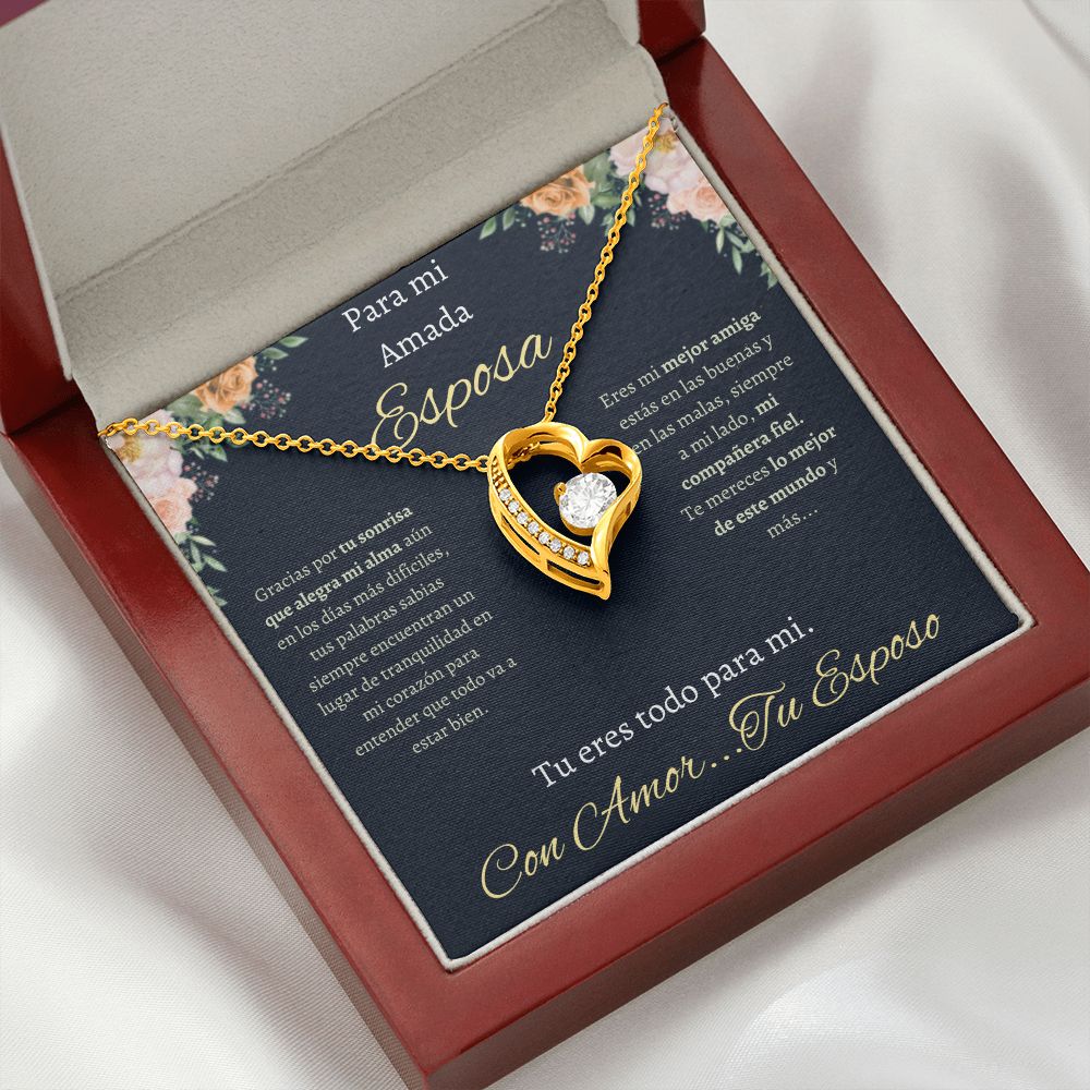 Regalo Para Esposa Collar De Corazon