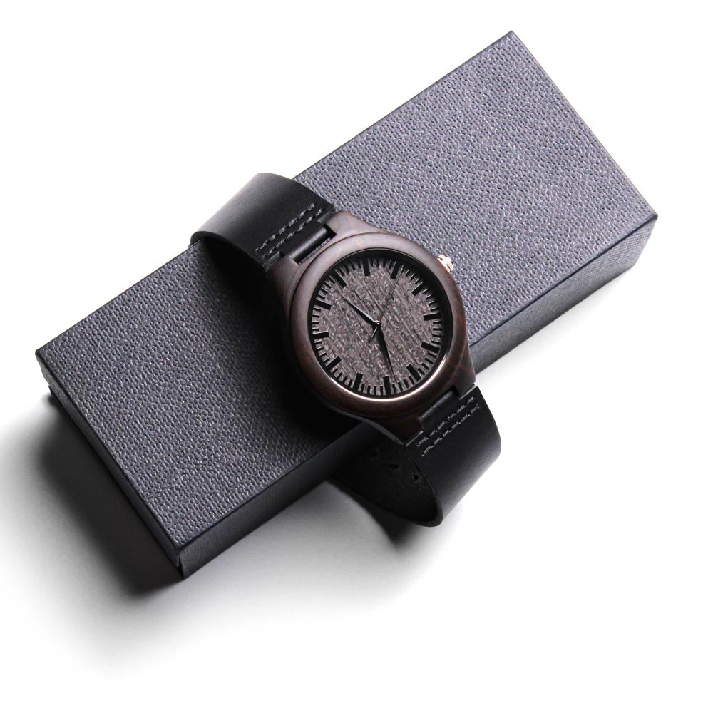 Regalo Para Hombre Regalo de Hija Para Papá Reloj De Madera Para Mi Querido Padre Con Mensaje De Amor