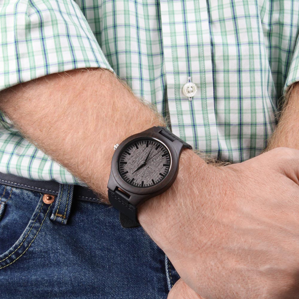 Regalo Para Hombre Regalo de Hija Para Papá Reloj De Madera Para Mi Querido Padre Con Mensaje De Amor
