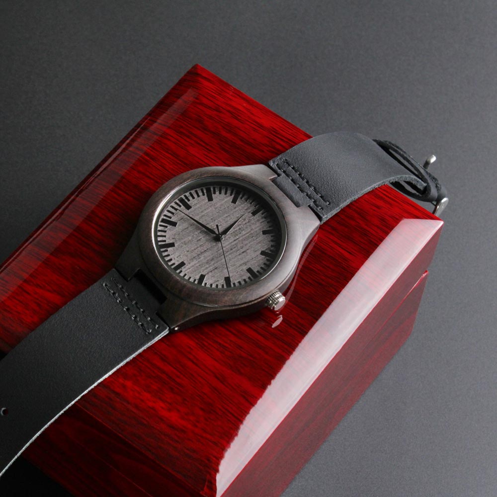 Regalo Para Hombre Regalo de Hija Para Papá Reloj De Madera Para Mi Querido Padre Con Mensaje De Amor