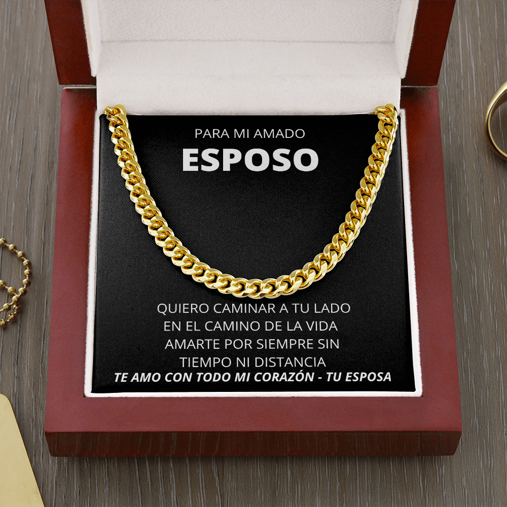 Para Mi Esposo "Quiero Caminar a Tu Lado" Regalo Para Marido Aniversario, Cumpleaños