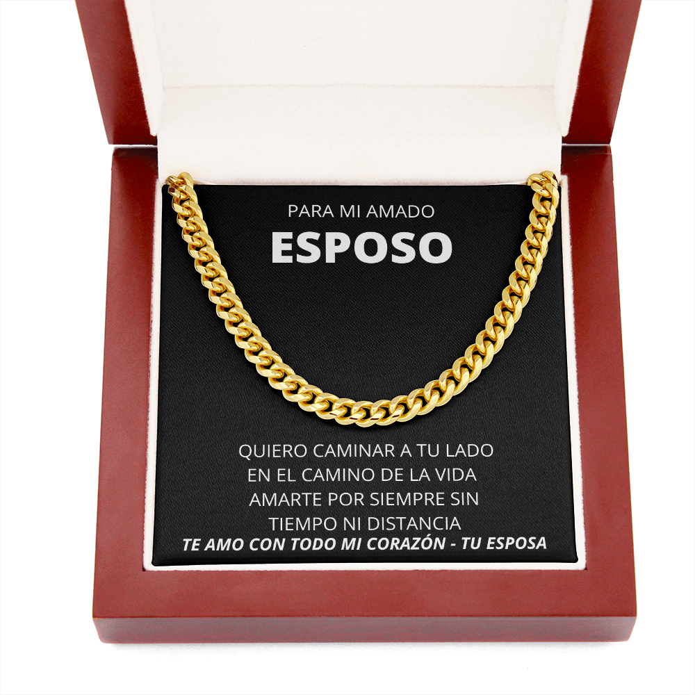 Para Mi Esposo "Quiero Caminar a Tu Lado" Regalo Para Marido Aniversario, Cumpleaños