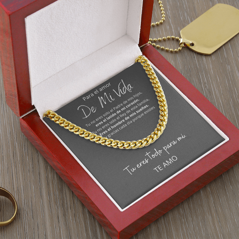 Regalo Collar Personalizado Para Mi Esposo El Amor De Mi Vida