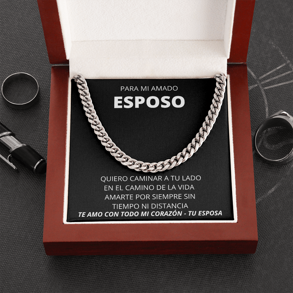 Para Mi Esposo "Quiero Caminar a Tu Lado" Regalo Para Marido Aniversario, Cumpleaños