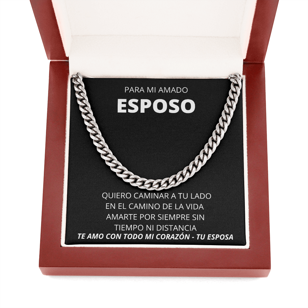 Para Mi Esposo "Quiero Caminar a Tu Lado" Regalo Para Marido Aniversario, Cumpleaños