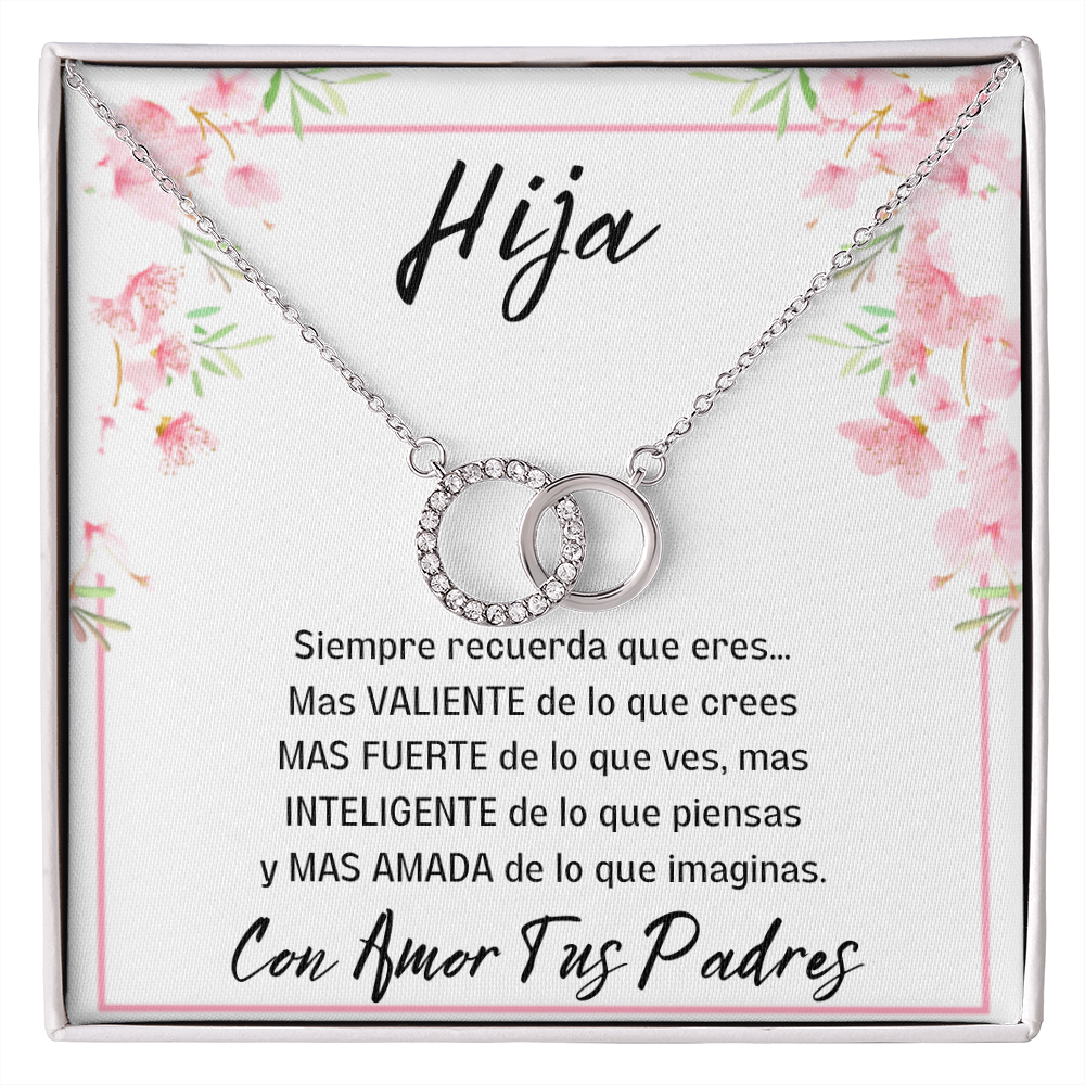 Regalo de Mamá y Papá Para Hija Joya Con Mensaje Idea De Regalo De Graduación
