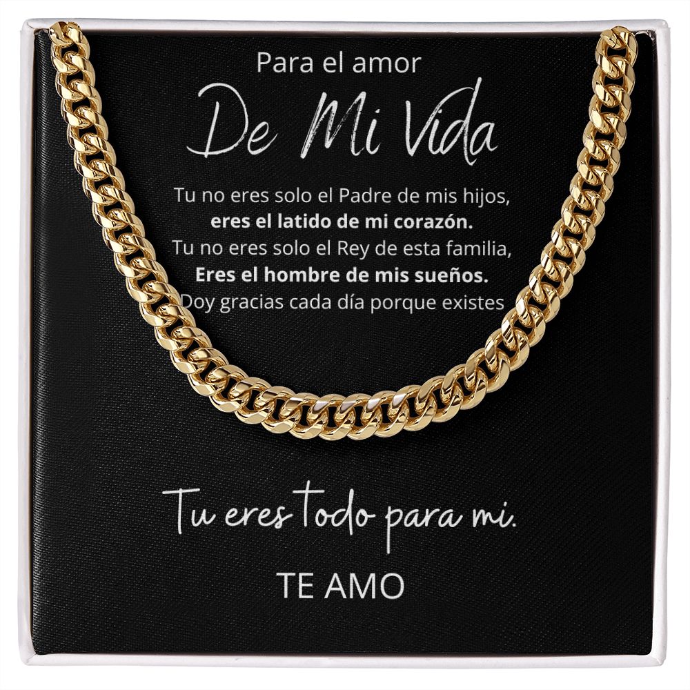 Collar De Regalo Para Esposo Cuban Link Luxury Box Length Extension