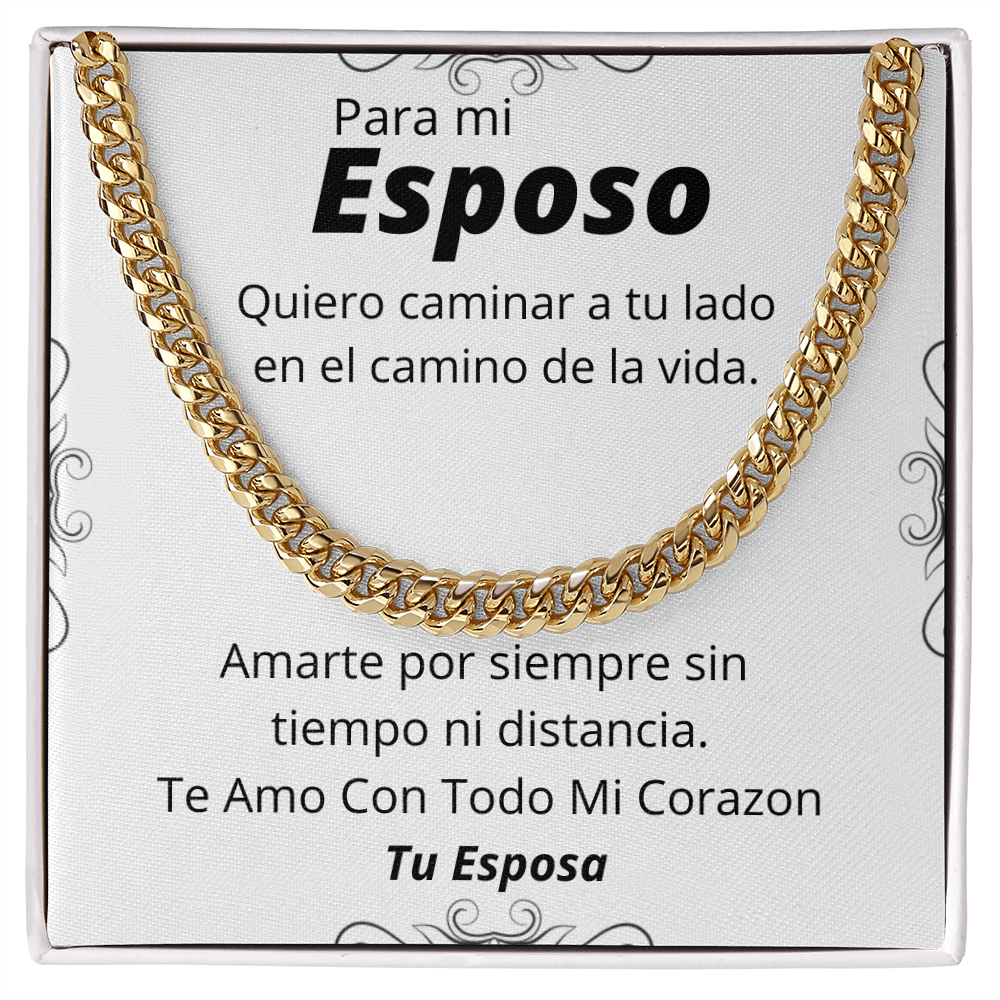 Regalo Para Esposo Collar Para Hombre De Esposa a Esposo Cumpleaños, Aniversario, Dia Del Padre o Navidad