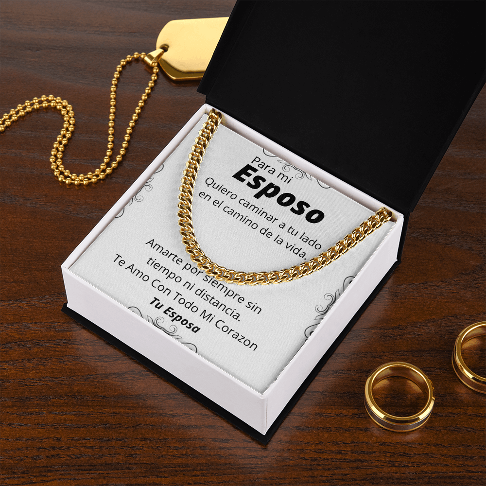 Regalo Para Esposo Collar Para Hombre De Esposa a Esposo Cumpleaños, Aniversario, Dia Del Padre o Navidad