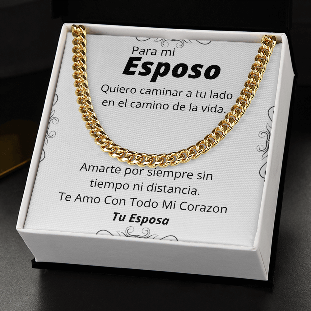 Regalo Para Esposo Collar Para Hombre De Esposa a Esposo Cumpleaños, Aniversario, Dia Del Padre o Navidad