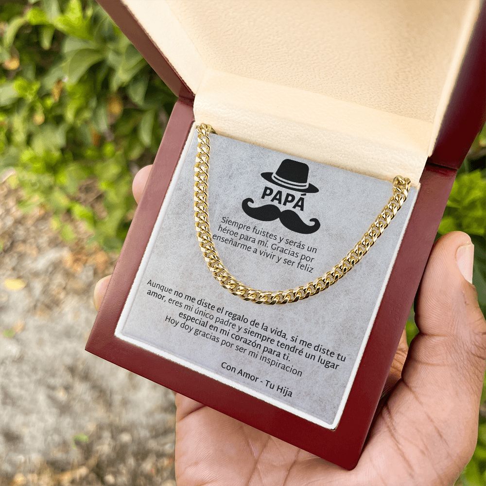 Regalo Para Papá de Hija Father and Daughter Necklace Gift Set