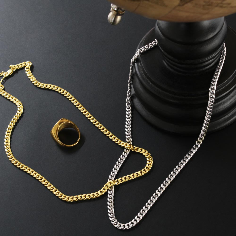 Regalo Para Papá de Hija Father and Daughter Necklace Gift Set