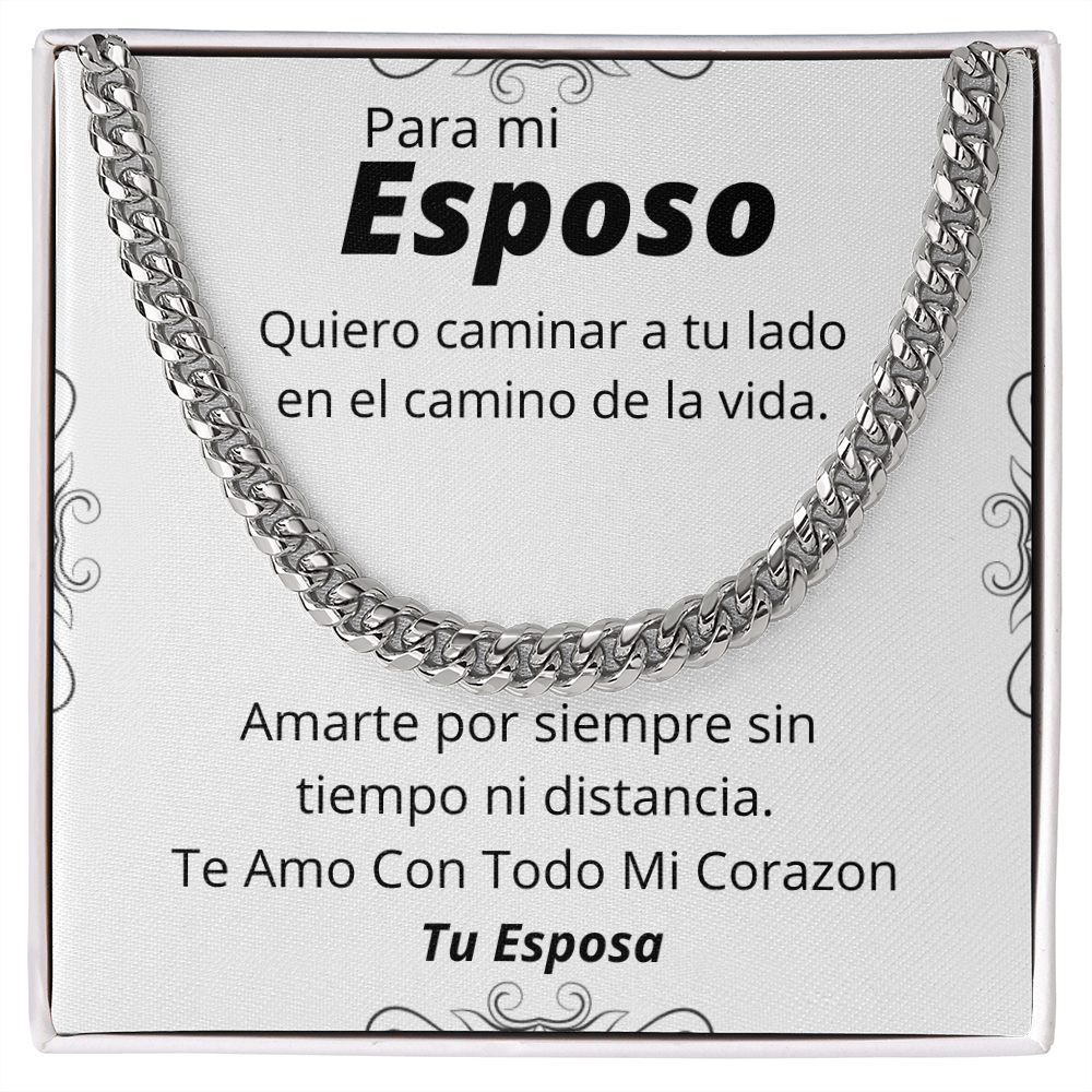 Regalo Para Esposo Collar Para Hombre De Esposa a Esposo Cumpleaños, Aniversario, Dia Del Padre o Navidad