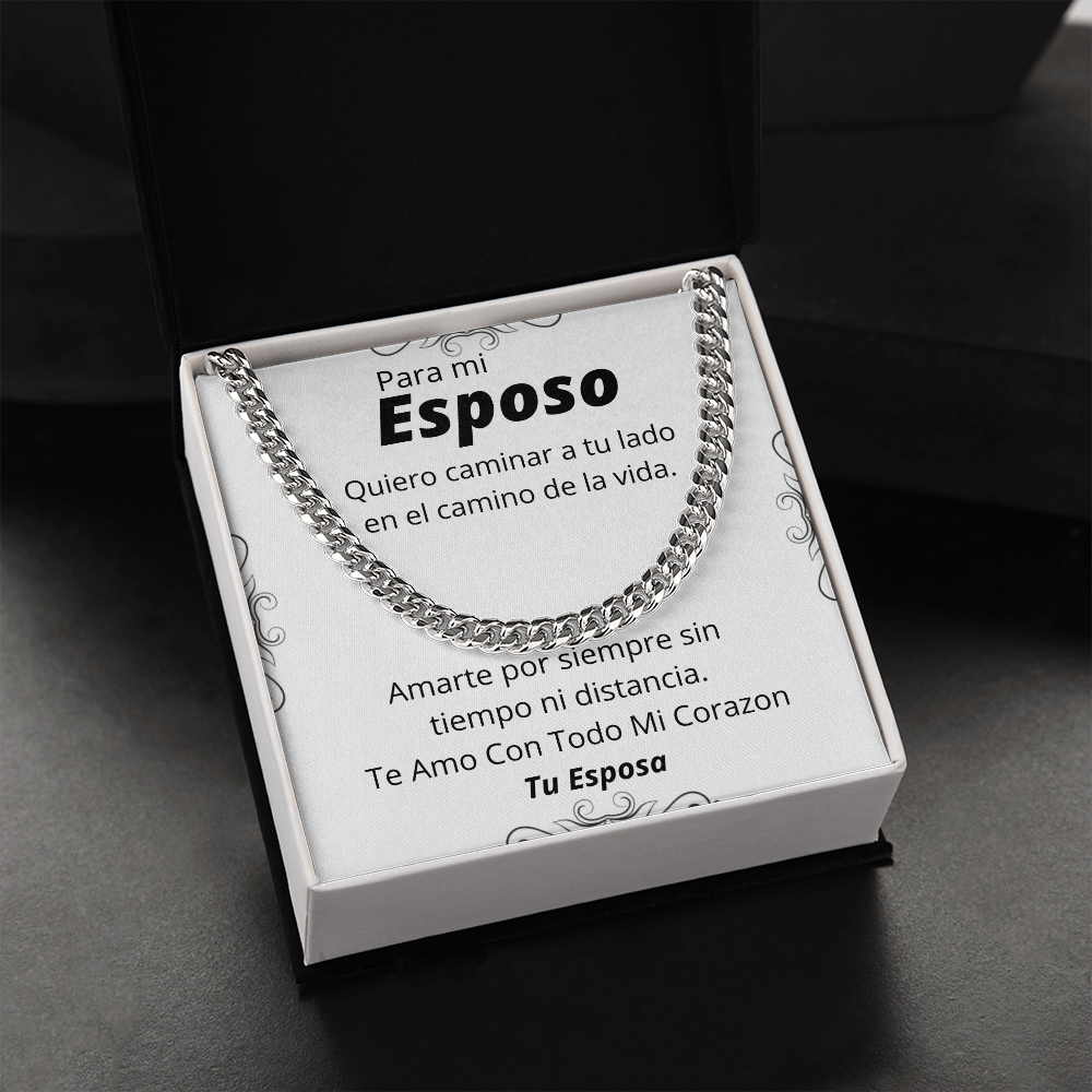 Regalo Para Esposo Collar Para Hombre De Esposa a Esposo Cumpleaños, Aniversario, Dia Del Padre o Navidad
