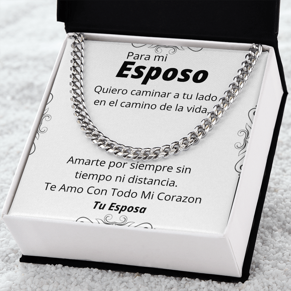 Regalo Para Esposo Collar Para Hombre De Esposa a Esposo Cumpleaños, Aniversario, Dia Del Padre o Navidad