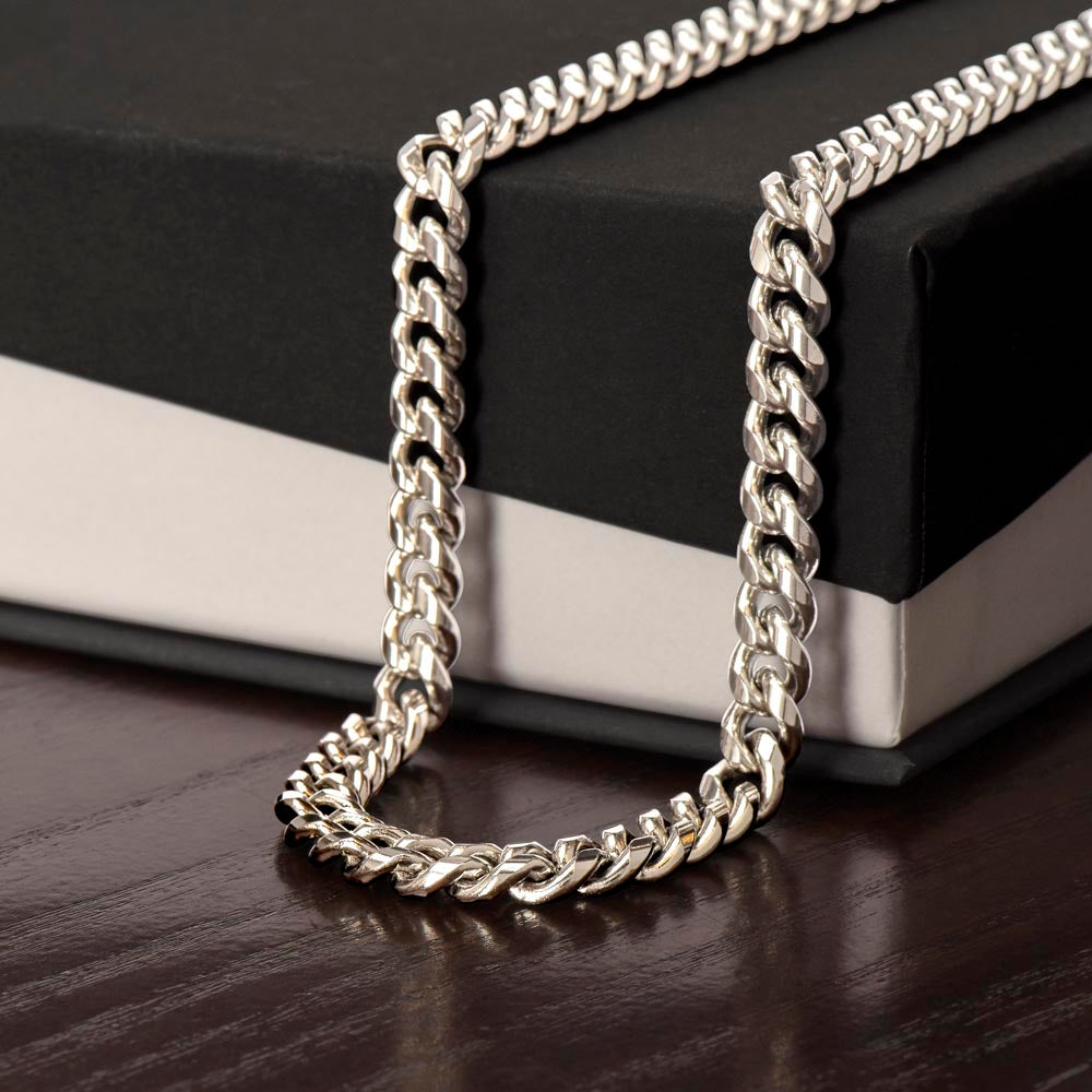Collar De Regalo Para Esposo Cuban Link Luxury Box Length Extension