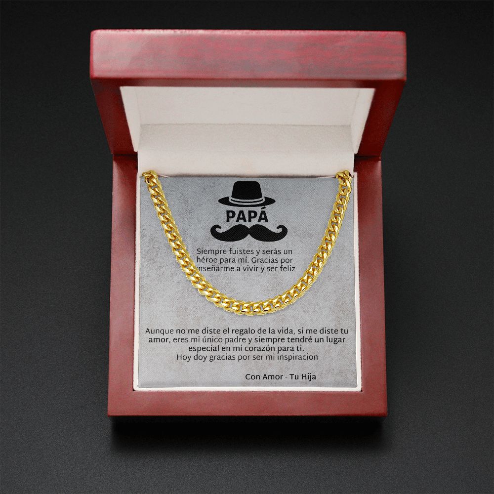 Regalo Para Papá de Hija Father and Daughter Necklace Gift Set