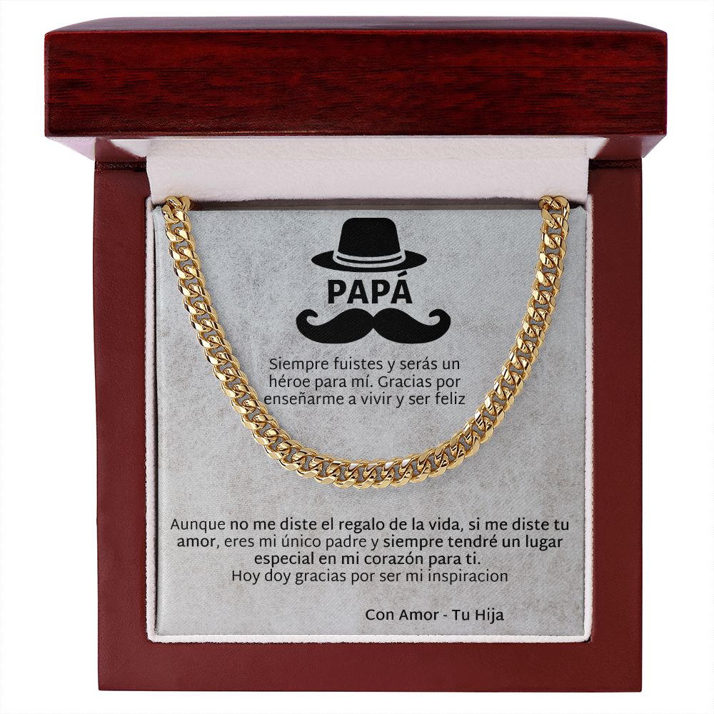 Regalo Para Papá de Hija Father and Daughter Necklace Gift Set