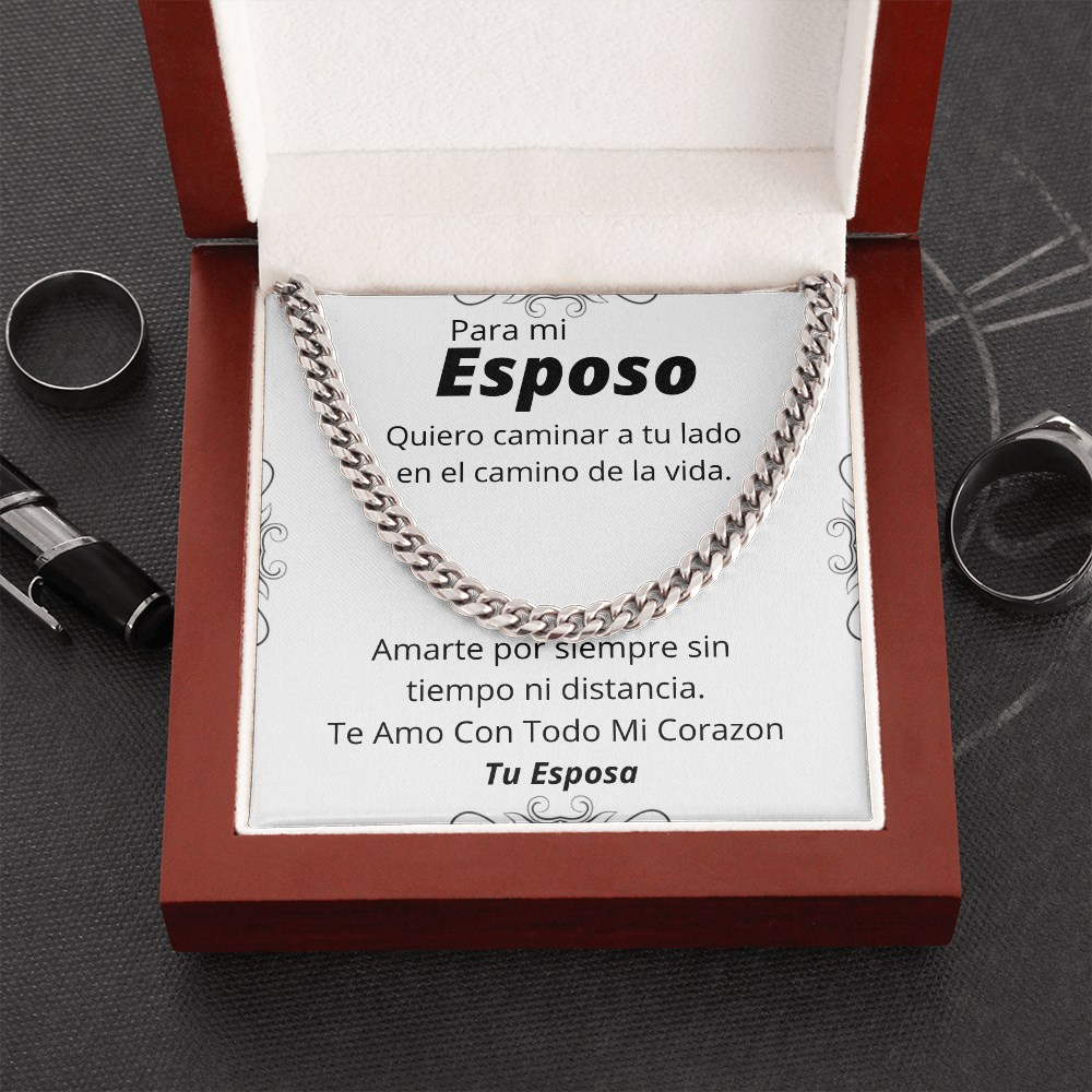 Regalo Para Esposo Collar Para Hombre De Esposa a Esposo Cumpleaños, Aniversario, Dia Del Padre o Navidad