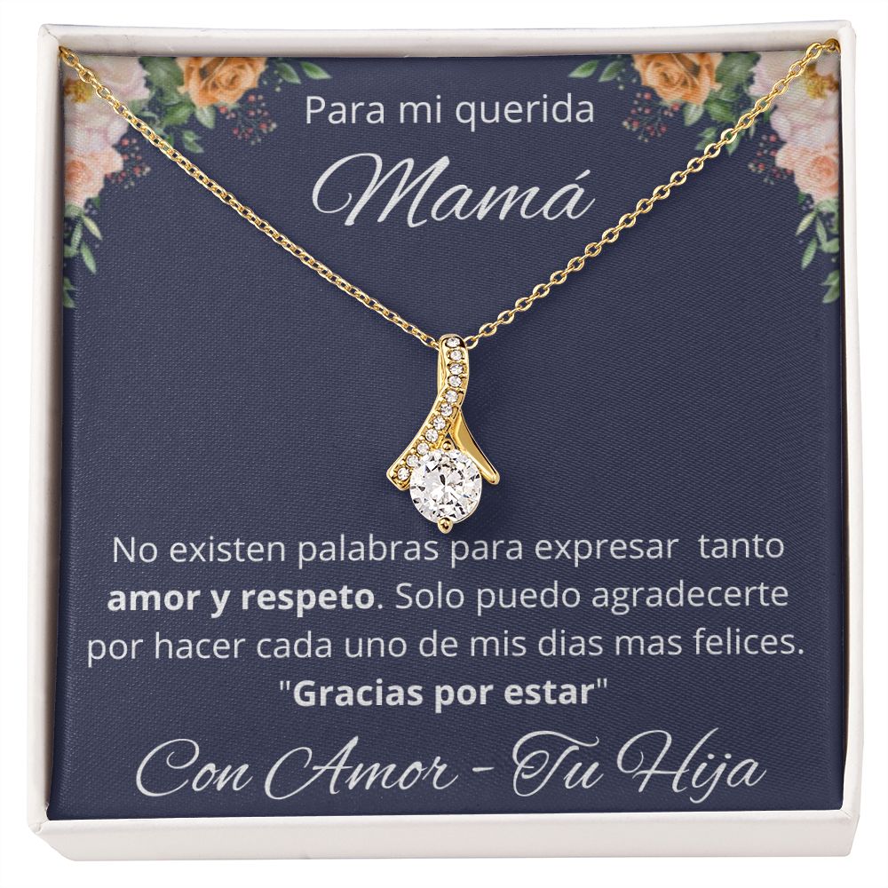 Regalo Para Mi Querida Mama Collar de Regalo Para Mujer Regalo Madre e Hija