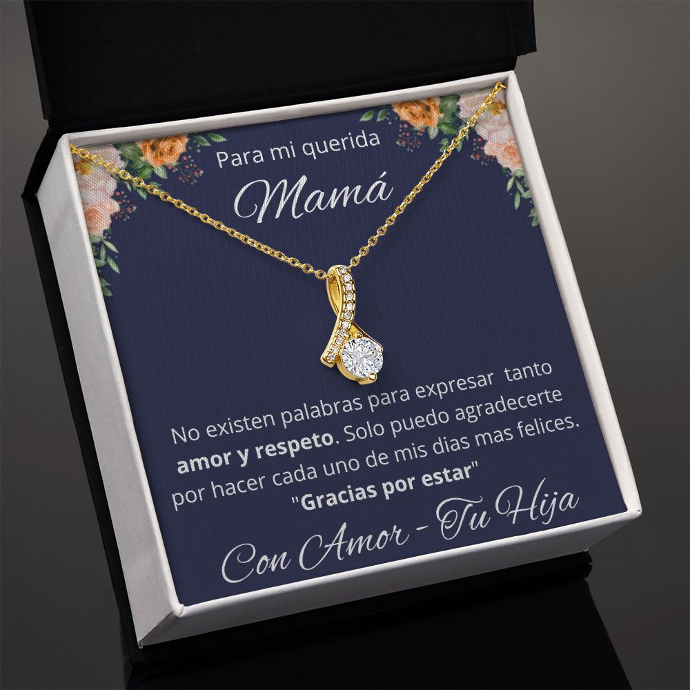 Regalo Para Mi Querida Mama Collar de Regalo Para Mujer Regalo Madre e Hija