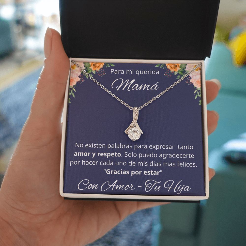 Regalo Para Mi Querida Mama Collar de Regalo Para Mujer Regalo Madre e Hija