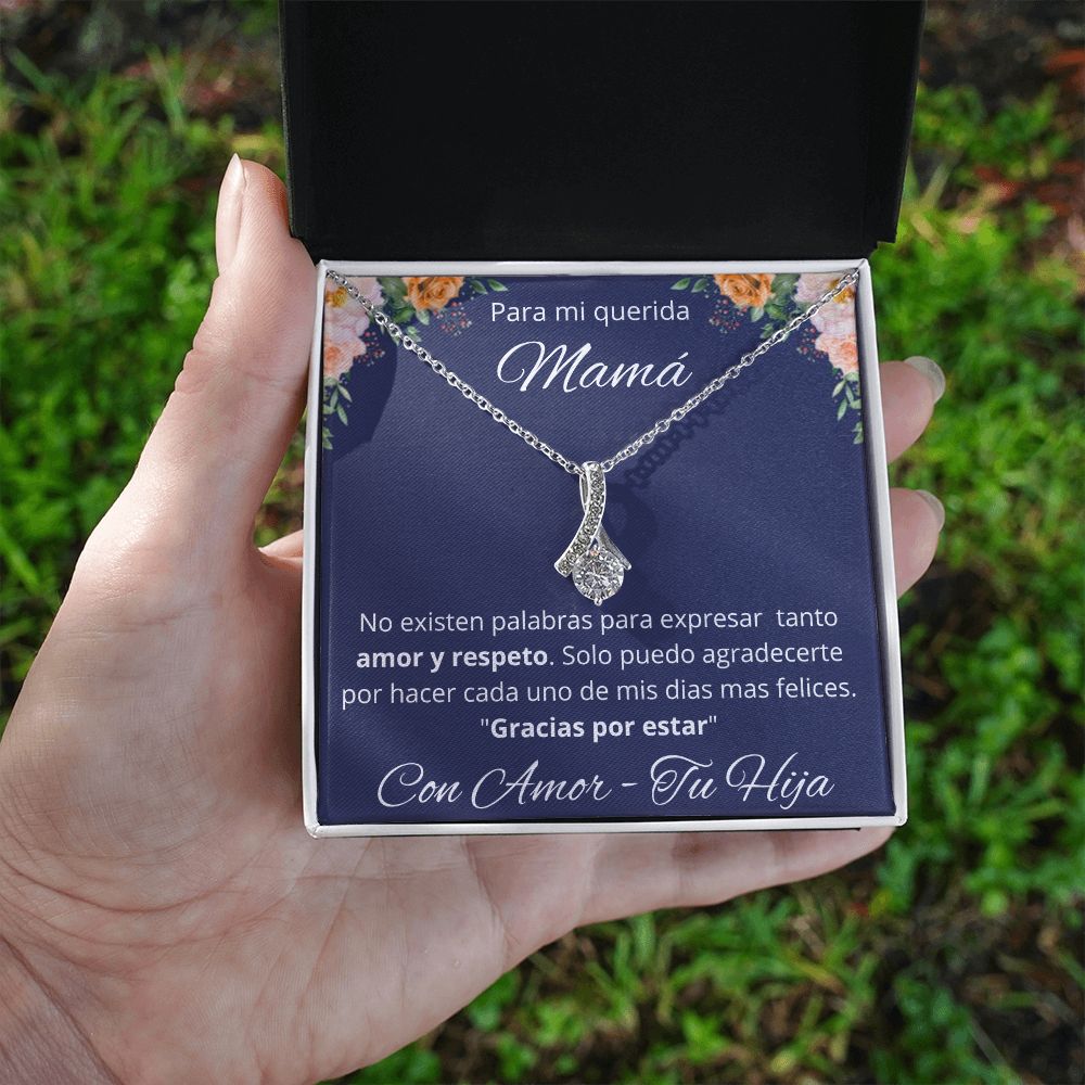 Regalo Para Mi Querida Mama Collar de Regalo Para Mujer Regalo Madre e Hija