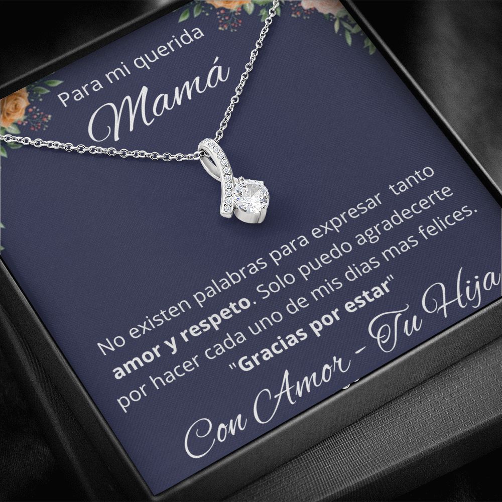 Regalo Para Mi Querida Mama Collar de Regalo Para Mujer Regalo Madre e Hija