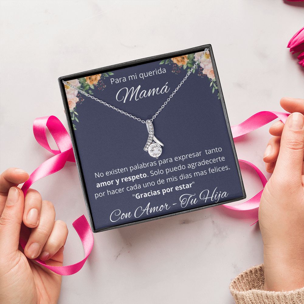 Regalo Para Mi Querida Mama Collar de Regalo Para Mujer Regalo Madre e Hija