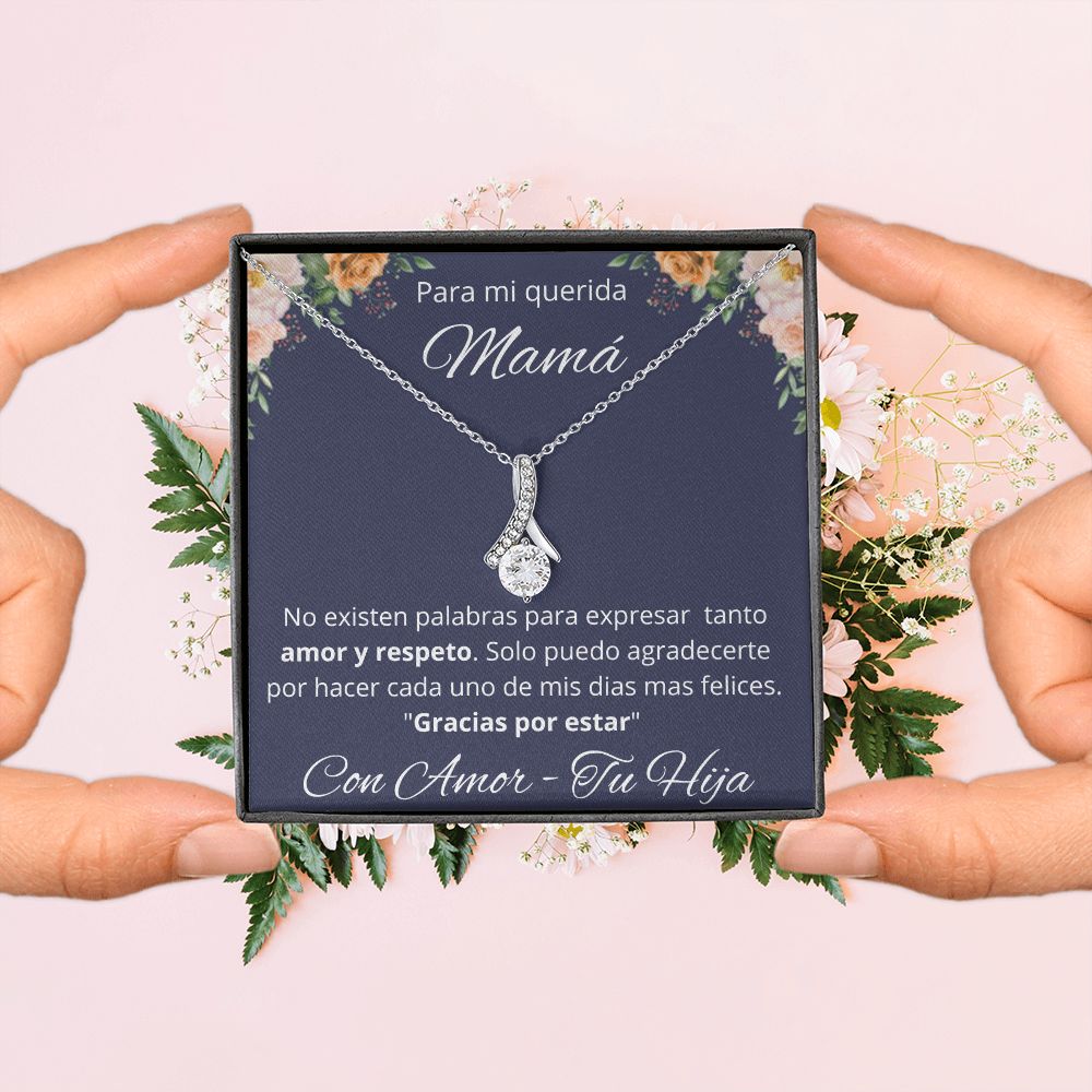 Regalo Para Mi Querida Mama Collar de Regalo Para Mujer Regalo Madre e Hija