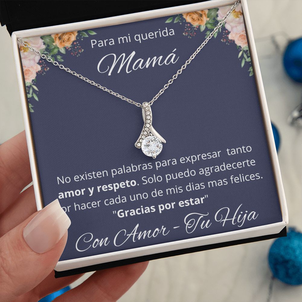 Regalo Para Mi Querida Mama Collar de Regalo Para Mujer Regalo Madre e Hija