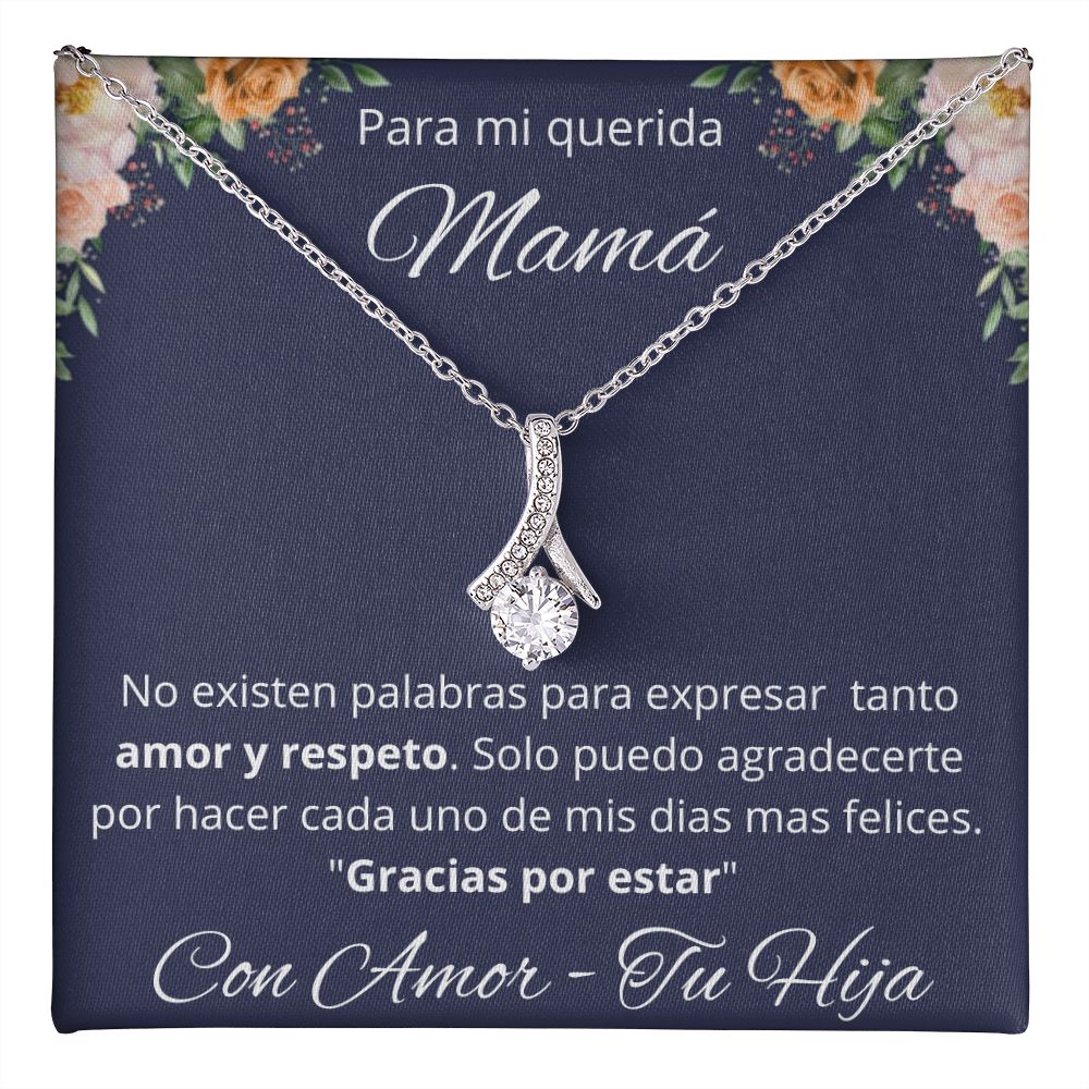 Regalo Para Mi Querida Mama Collar de Regalo Para Mujer Regalo Madre e Hija