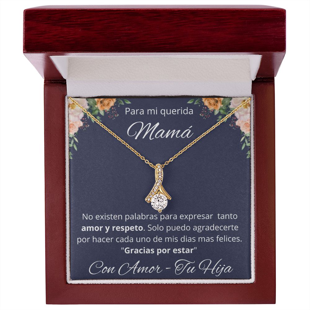 Regalo Para Mi Querida Mama Collar de Regalo Para Mujer Regalo Madre e Hija