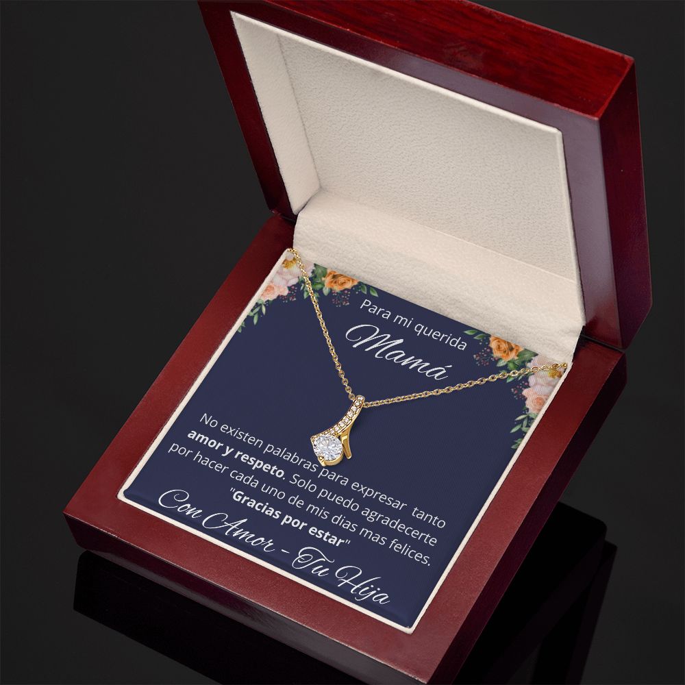 Regalo Para Mi Querida Mama Collar de Regalo Para Mujer Regalo Madre e Hija