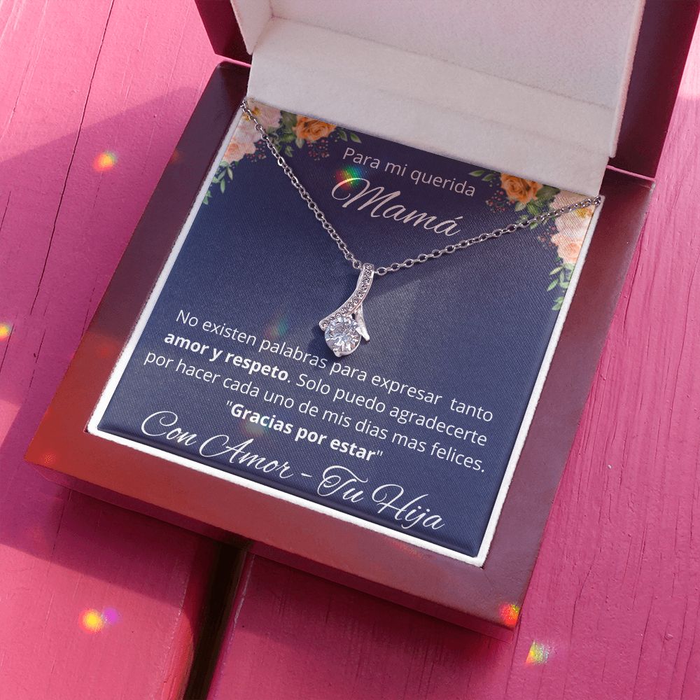 Regalo Para Mi Querida Mama Collar de Regalo Para Mujer Regalo Madre e Hija